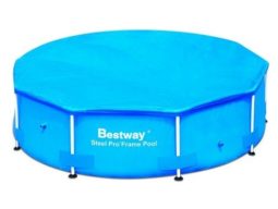 Тент на круглый каркасный бассейн 457/460 см bestway 58038